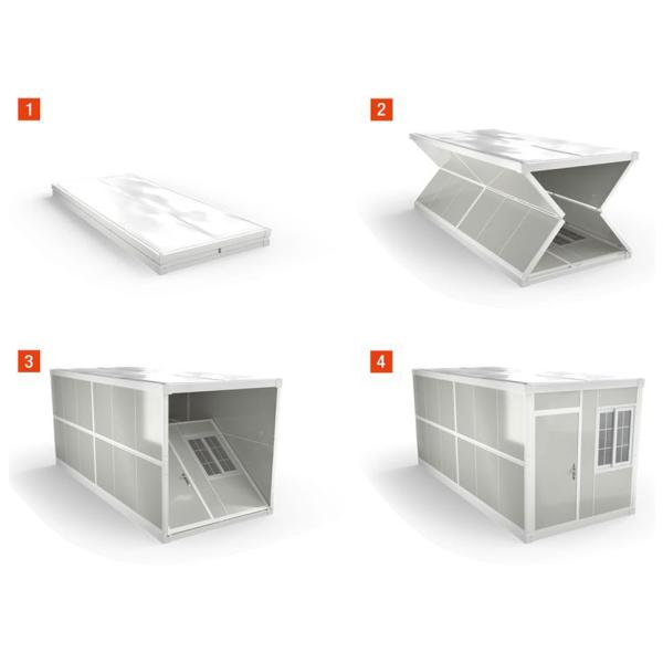 Складываемый контейнерный дом из готовой стали Контейнерный дом для офиса