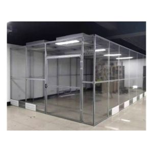 Pièce propre durable de Softwall avec le mur de plexiglass, cadre en aluminium de profil