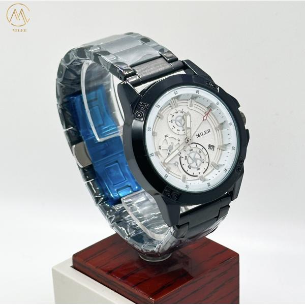 Men Fashion Watch Stainless Steel Strap Watch with Band Color Like The Picture