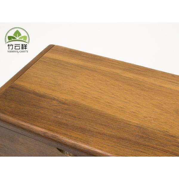 Caja de relojes de madera Caja de artesanía con bisagra de metal y imán ((Color retro)