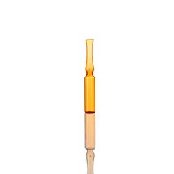 Ampola de vidro de borosilicato de âmbar de 2 ml versátil para uso médico e cosmético