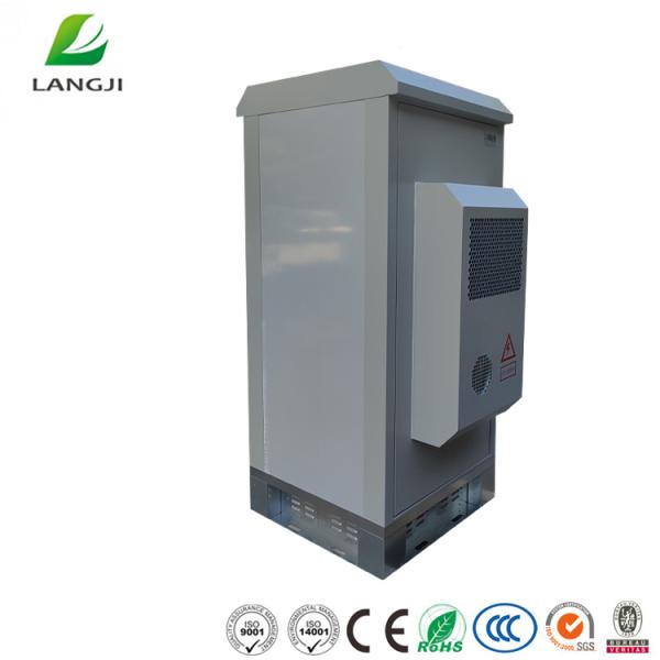 Galvanized Steel 19 Inch Rack Outdoor Battery Cabinet For Telecommunication