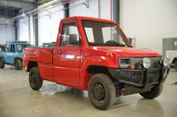 2 cama elétrica dos assentos 72v 4kw EV Mini Truck Pickup With Flat