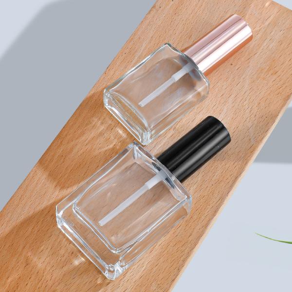 15ml 30ml 50ml 100ml Customized Logo Refillable Empty Black Perfume Bottle with Box Glass Body Alu Sprayer