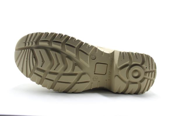 Suede Leather Knee Police Academy Shoes Rubber Outsole Without Steel Toe Cap