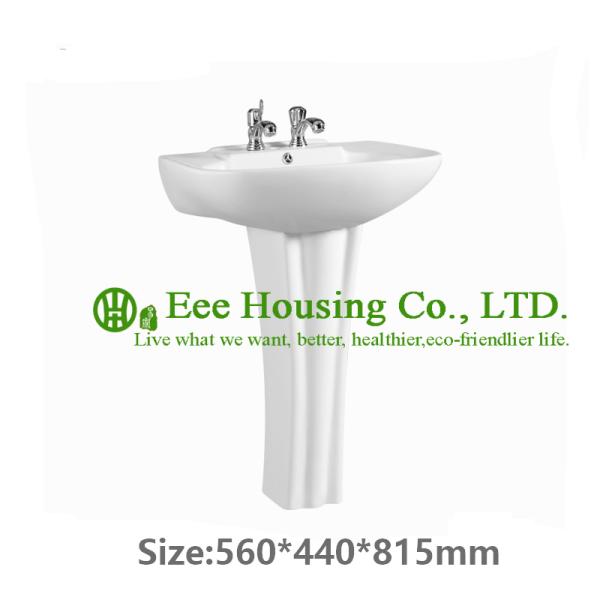 China sanitary ware bathroom new model wash baisn, india porcelain ware fancy wash basin pedestal basin
