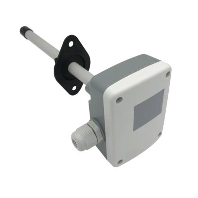 0-5V 4-20mA Tubo de escape de gás de nitrogênio e fuligem Fluxo de ar Sensor de velocidade do vento para industrial