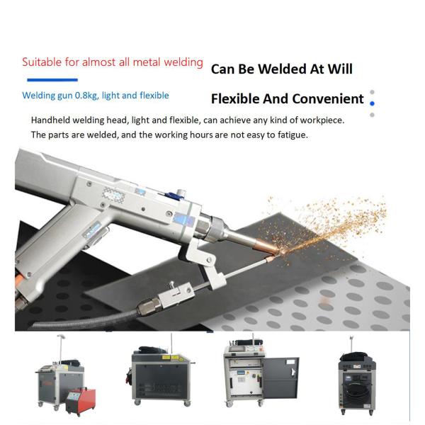 1200W/1500W/2000W/3000W 4 in 1 Laser Double Axis Handheld Welding Laser Machine Water Cooling Laser Welding