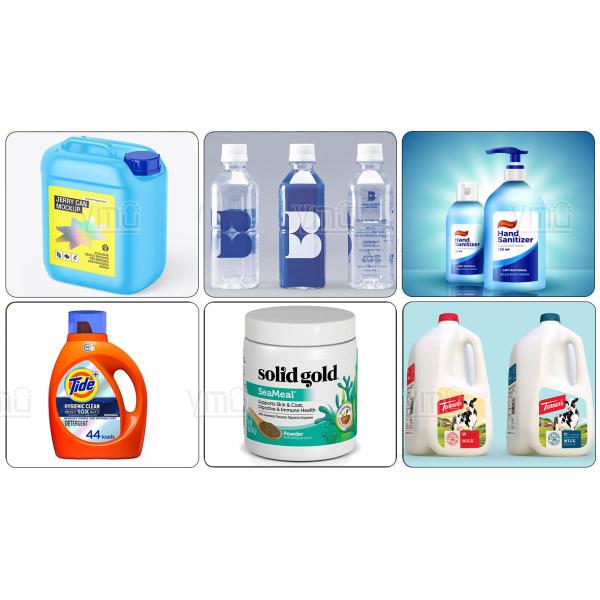 ПЭТ шампунь бутылки закрывающий скрутить от крышки Производственная линия 5000 мл ведра уплотнительной крышки