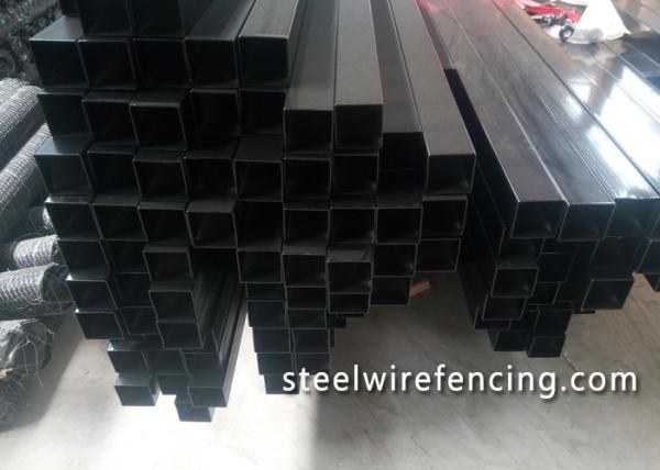Security Automatic Driveway Gates , Residential Sliding Gates Tubular Fencing