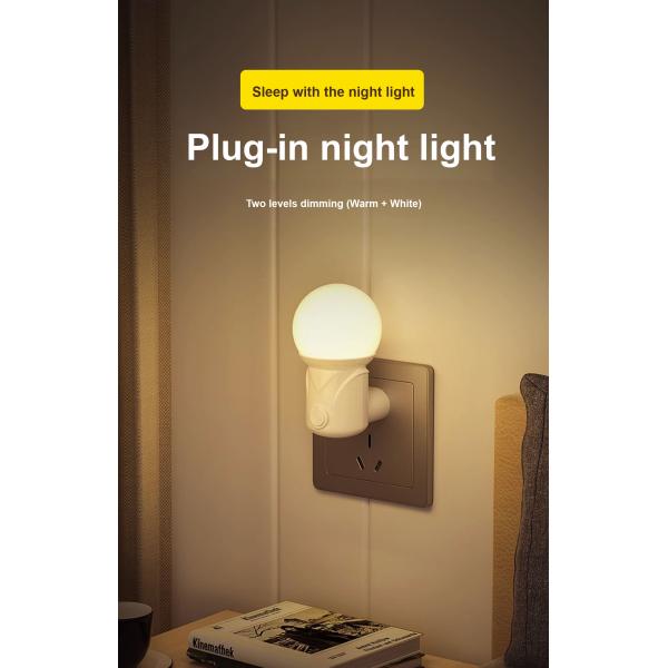 Energy-saving LED Plug-in Night Light for Baby Nursing and Eye Protection in Bedroom