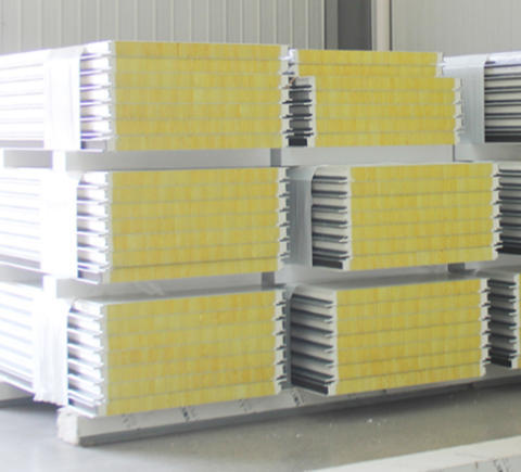 Fireproof Heat Preservation Sound Insulation Rock Wool Panels With Pu Edge Sealing