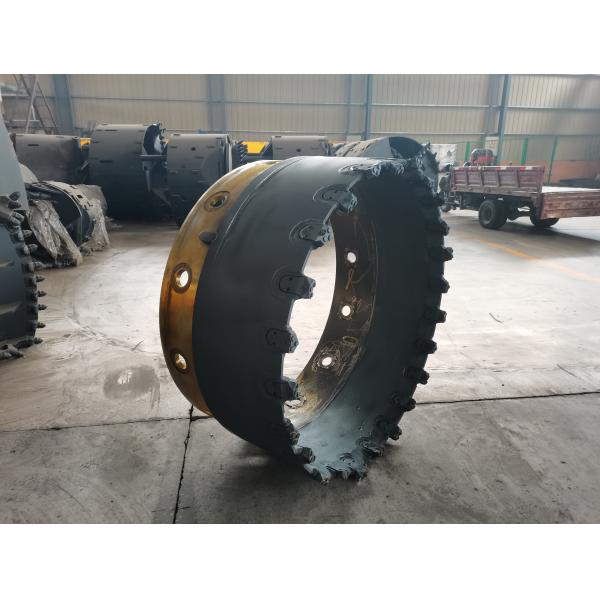 Bored Pile Foundation Drilling Tools Standard Cutting Shoes Welded Teeth