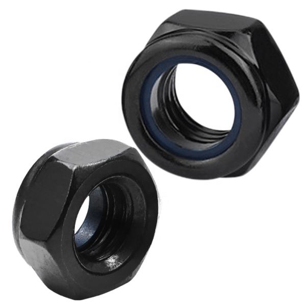 Stainless Steel 304 Nyloc Hex Nylon Insert Lock Nuts For Industrial