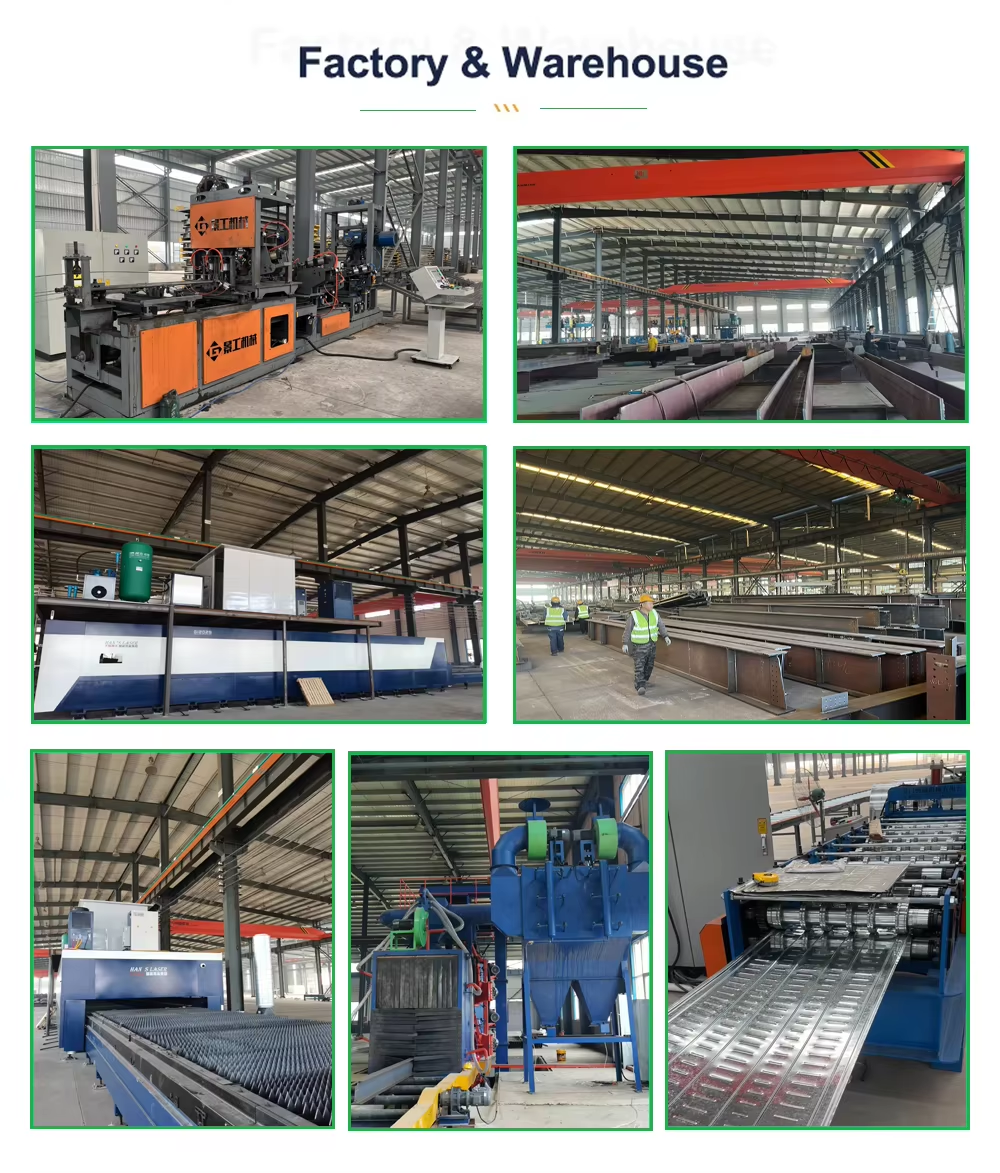 Fast Install Prefabricated Warehouses Building Steel Structure Buildings Prefabricated Workshops & Plants for Sale