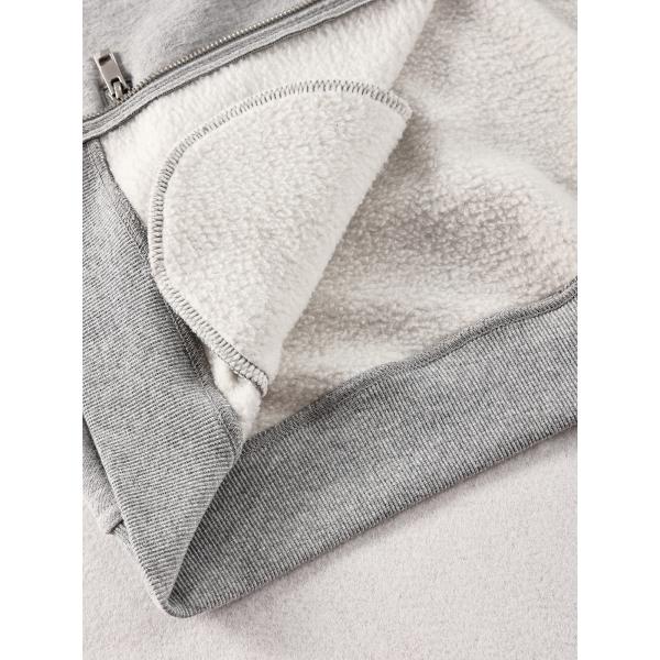 Дизайнеры уличной одежды швы с ципком толстый мужской спортивный пуловер Большой 360г Полярный шерсть трикотажный пуловер