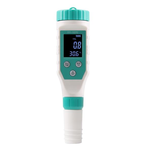 7 - In - 1 Water Quality Tester FAC/pH/ORP/Salinity/TDS/EC/Temp Meter For Aquaculture Home Lab
