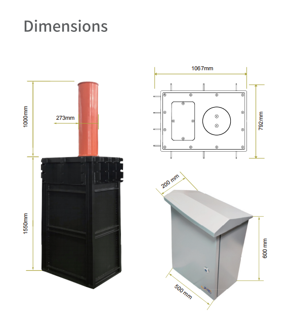 PAS 68 & IWA 14-1 Certified Automatic Rising Bollard with K12/M50 Crash-Rated Hydraulic Security and 1000mm Intercept Height