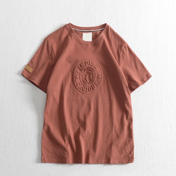 Custom 3d Emboss Printing t Shirt 100% Cotton Tee Print Logo Graphic Letter Short-sleeve t Shirt for Men