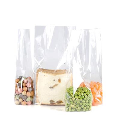 Transparent  OPP Plastic Side Gusset Printing  Square Bottom Poly Bag for Candy Packing