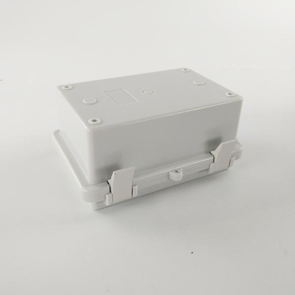 150x100x70mm Lockable Plastic Electrical Junction Boxes Hinged Enclosure Weather Resistant Waterproof