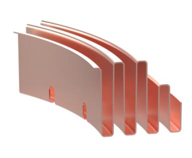 Industrial Components Aluminium Copper Pipe Heat Sink Anodizing ROHS Certificated