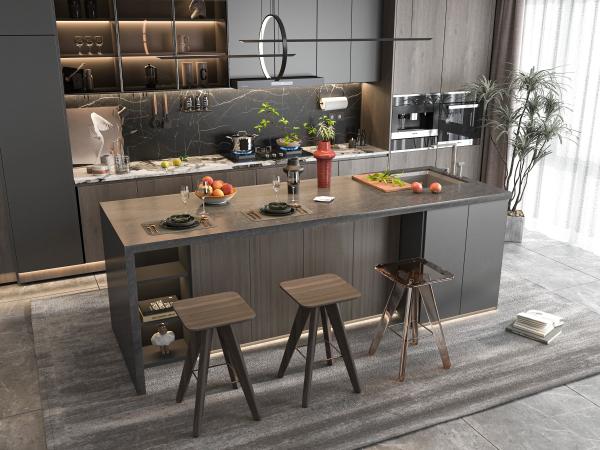 Eco Durable Kitchen Pantry Cupboard Kitchen Cabinet  Modern Design