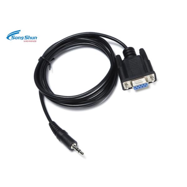 D-SUB 9Pin Male Plug Audio Cable Cord 3.5mm Male Assembly 40 Inch 1000mm