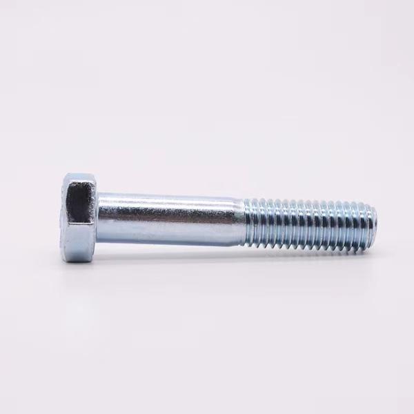 M3 - M39 Hex Head Cap Screw Bolt Grade 8.8 Galvanized Carbon Steel Half Threaded