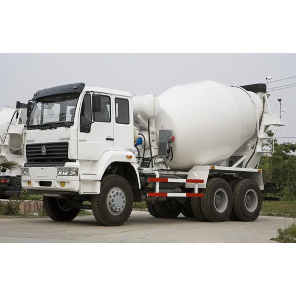 Camión de mezcla del hormigón preparado del cemento grande del remolque 290HP 6X4, SGS