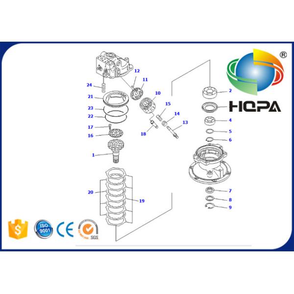 706-7G-03110KT 706-7G-03110 Travel Motor Seal Kit For Komatsu PC200-8 PC240-8