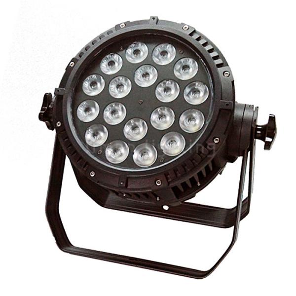 Factory Direct Price Die-cast Aluminum Outdoor 18pcs 18w RGBWAUV 6in1 IP65 LED Par Light