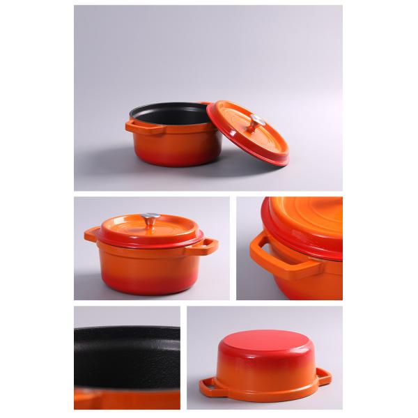 Cast Iron Frying Pan 9-30cm Pre-seasoned Skillet for Both Indoor Outdoor Cooking Needs