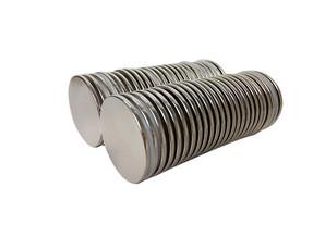 High Remanence Small Neodymium Disc Magnets ±0.03mm Mechanical Tolerance