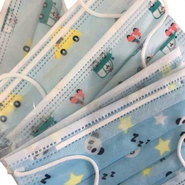 Anti Bacterial Non Woven Disposable Kids Respirator Mask
