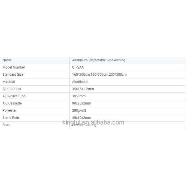 Patio Awnings Privacy Screen Shade Terrace Panel Retractable Side Auvent Lateral Escamotable