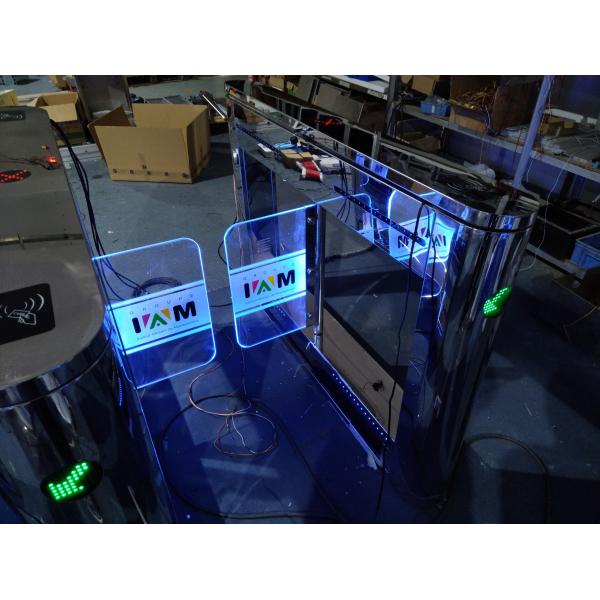 304 Stainless Steel Access Control RS485 Supermarket Swing Gate