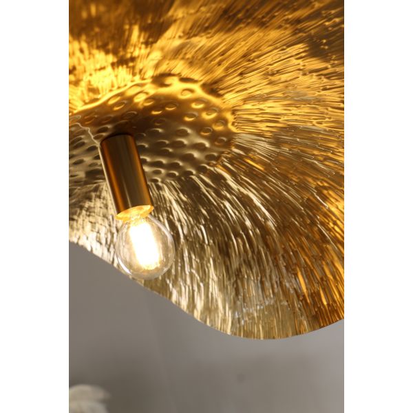 Designer Post-Modern Luxury Pendant Light Copper Simple Creative UFO Model Living Dining Bedroom-Brass Gold Finish Villa Use