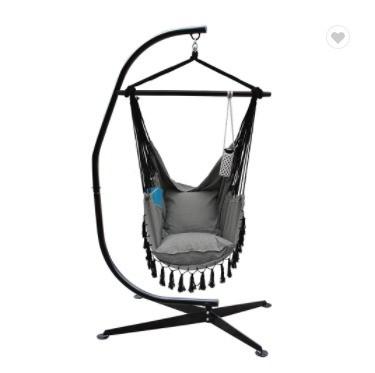 Portable Iron Stand Garden Hammock Chair Swing Weight Capacity 260KGS Easy to Assemble