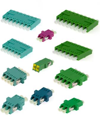 Adaptador multimodo Singlemode da fibra ótica do quadrilátero frente e verso simples OM3 OM4 do ST MU MTRJ MPO do SC FC do LC