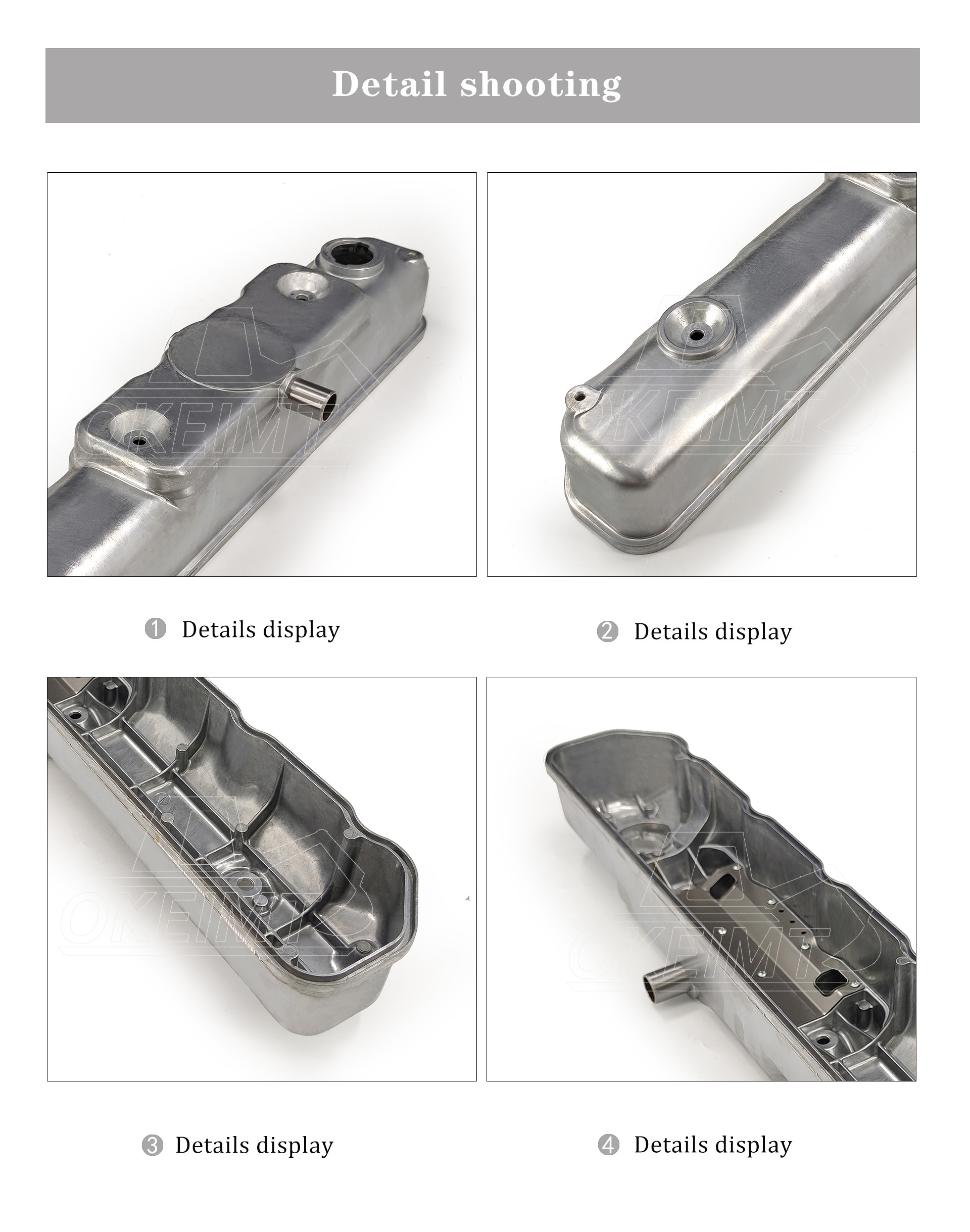 алюминий заготовки крышки ME081674 клапана Мицубиси двигателя 6D31 6D34