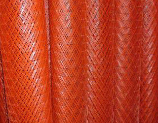 Slope Protection Steel Plate Mesh , Perforated Metal Plate For Foundation Pit 50