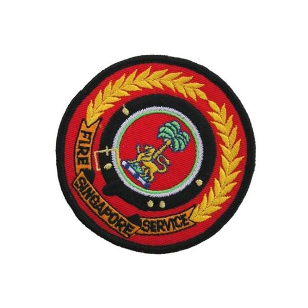 Iron On 3D 100mm Embroidered Fire Marshal Patch Environment Friendly