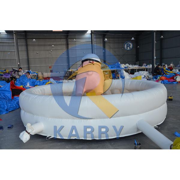 Inflatable Ride Mechanical Bull Rodeo with PORTABLE 3D Studio Virtual Experience