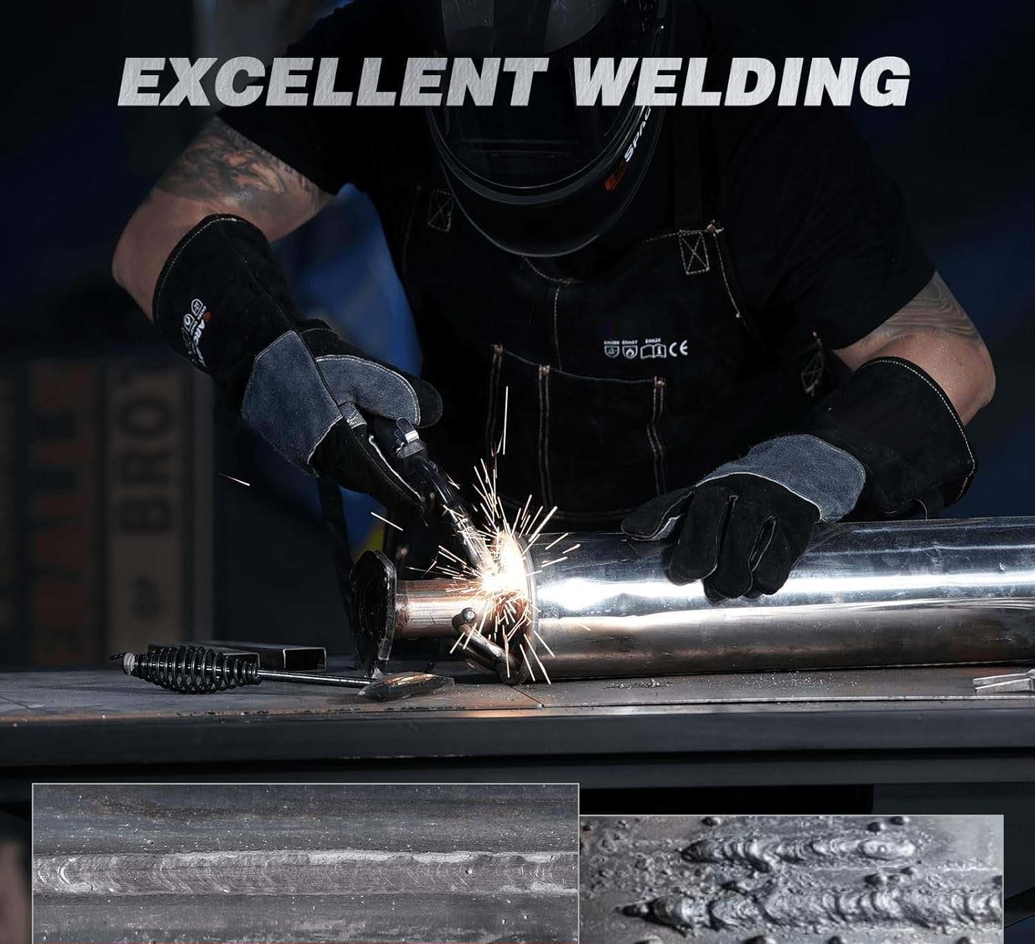 GENWELD 165A 110V/220V MIG/Lift TIG/Stick Welder with Large LED Display, Gas/Gasless Welding Options, IGBT Inverter, Made in China
