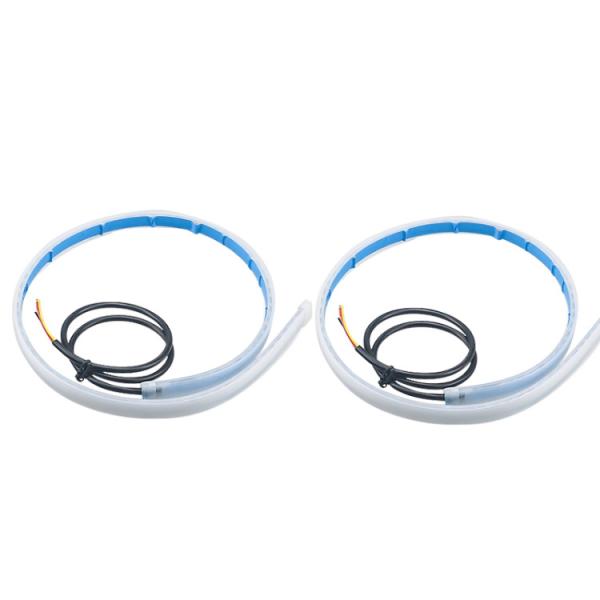 Couleur 300mm de bande à tube en ruban du phare LED de voiture de secours double 450mm 600mm