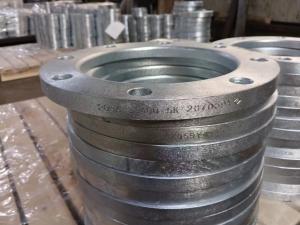 Flange de SS400 JIS B2220, flange da cara do plano de aço carbono de 5K 400A