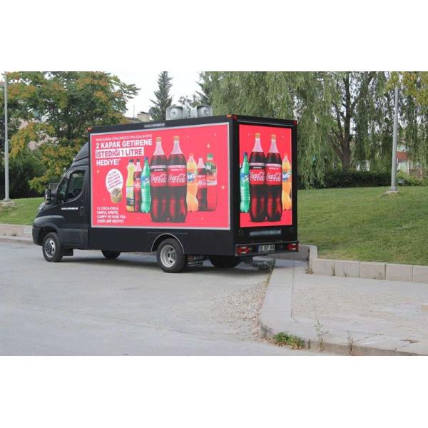 Double Sides P5 Outdoor Truck Display Trailer with Hydraulic Lifting System