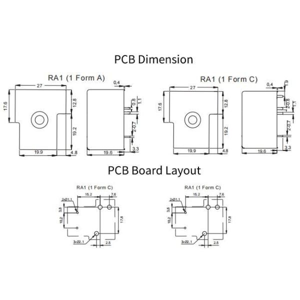0.9W 5 DC 20A 10A реле 12V силы Pin SPDT для бытовой техники управлением индустрии