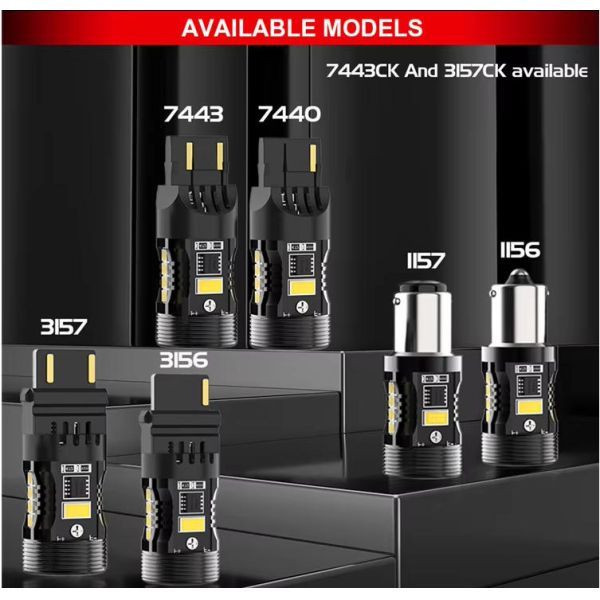 Canbus Signal Light 3030 25W  DC9-16V Super Power Error Free Turn Signal LED Bulb